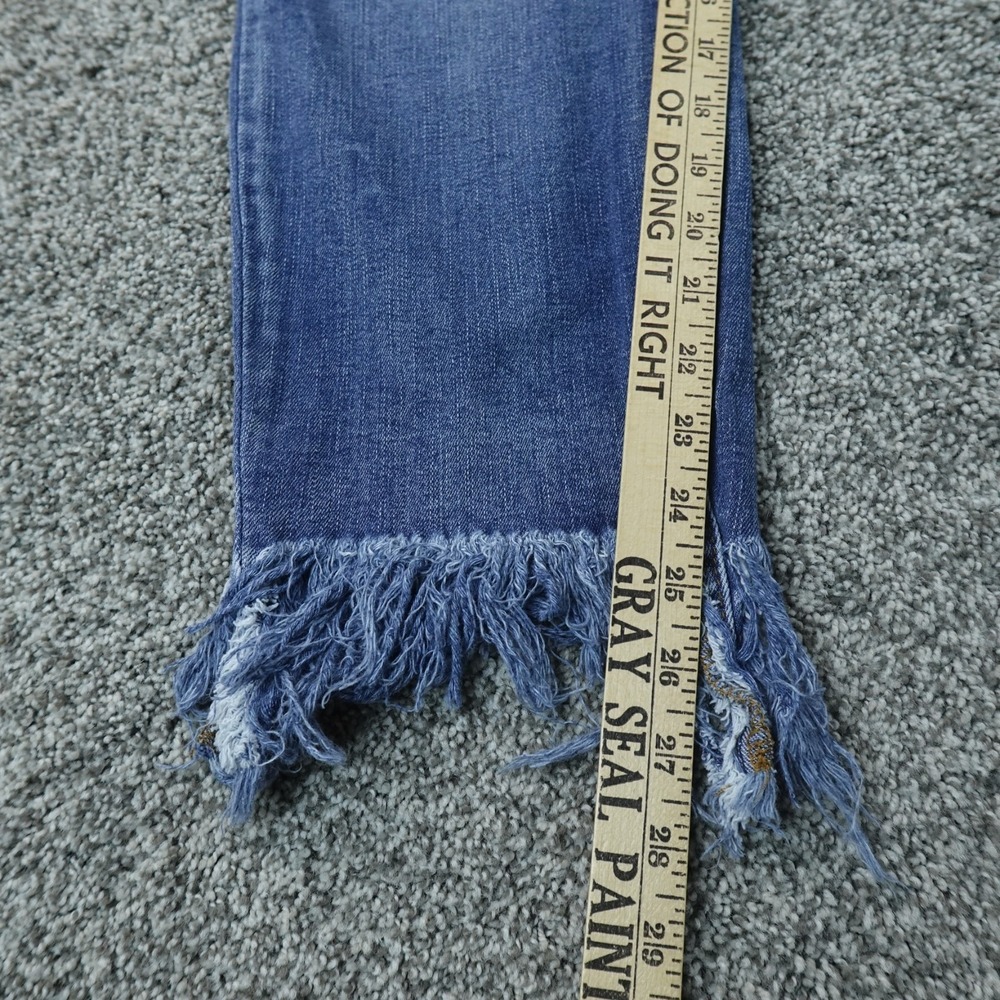 Judy Blue Jeans Womens 14W Dark Denim Pants Relaxed High Rise Preppy Stretch - Picture 3 of 12